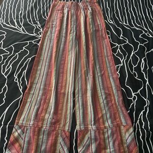 Striped free people pants